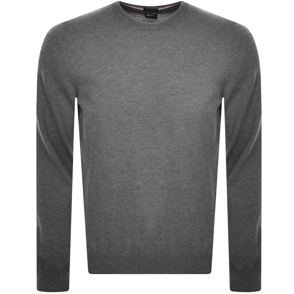 Hugo Boss BOSS Botto L Knit Jumper Grey